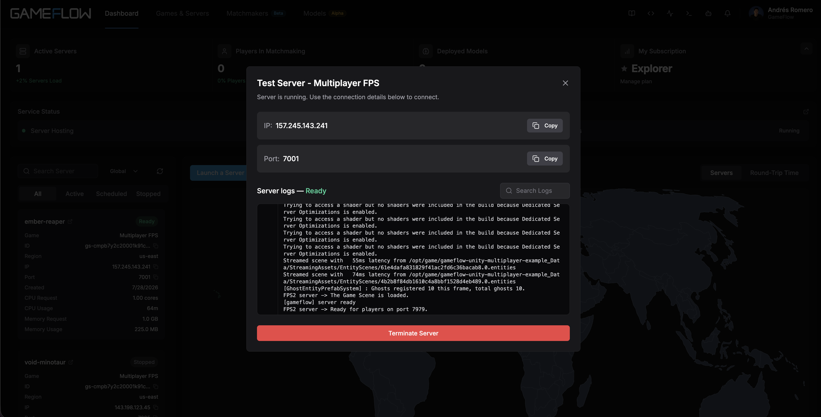 Test Server Ready